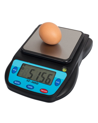 Digitális tojásmérleg 500g/0.01g + adaptér